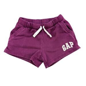 Gap Kids Purple Logo Shorts‎ Girl's Size S / 6-7